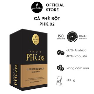 [Perfetto Coffee] Cà phê hạt - Cà phê bột PHK.02 60% Arabica & 40% Robusta (250g/ 500g) - Chính hãng