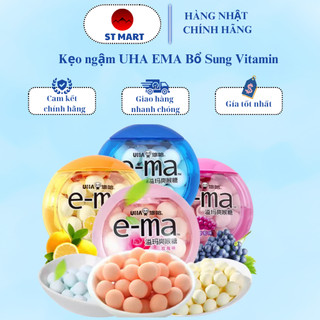 Kẹo ngậm uha ema nhật bản bổ sung vitamin c 33g