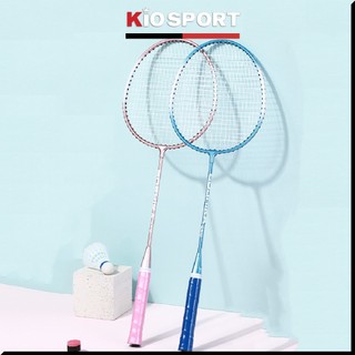 Bộ 2 vợt cầu lông KioSport thép hợp kim chắc chắn phù hợp với mọi nứa tuổi