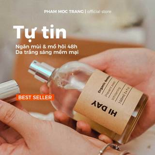 Xịt khử mùi nước hoa thuần chay Hi Day - khử mùi hôi nách, hôi chân, quần áo, trắng da hiệu quả