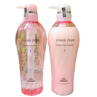 Dầu gội xả Milbon Jemile Fran cho tóc khô xơ hư tổn 500mlx2