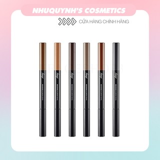 Chì kẻ mày TFS Designing Eyebrow Pencil The Face Shop 2 đầu 01-06