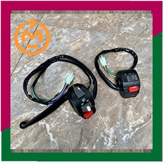 Cụm công tắc xe đạp điện Cap A, Pega, Hk bike, Nijia, X men...Cụm trái phanh cơ - cụm phải phanh đĩa