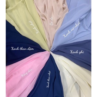 36. Vải Von chiffon chất mềm rủ, đàn hội nhẹ, may áo sơmi ,váy ,maxi, áo dài siêu bay tà.