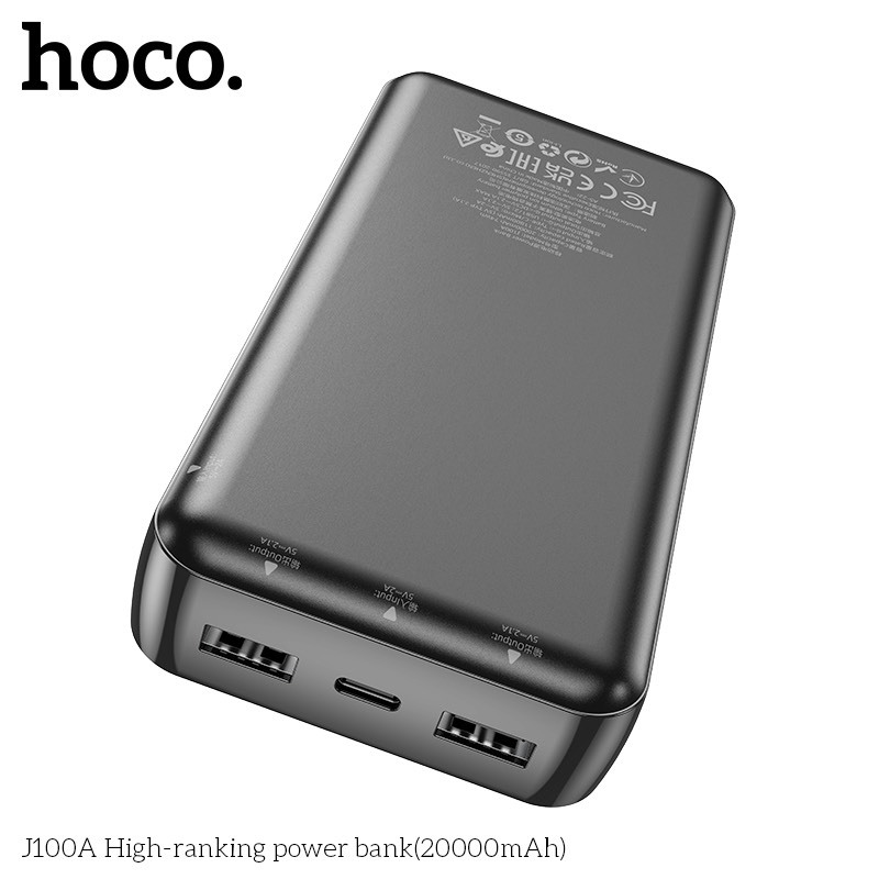 Sạc  HOCO J100A - 20.000mAh,Dự Phòng-20.000mAh | BigBuy360 - bigbuy360.vn