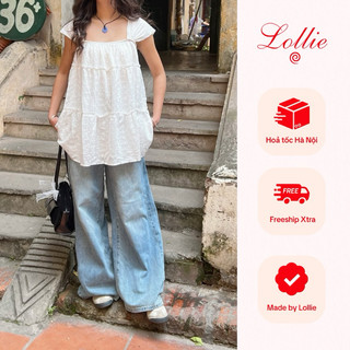 Lollie studio - quần jeans culottes t3 qb285