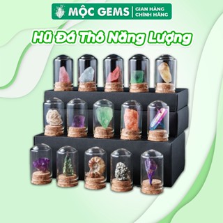 Hũ Đá Thô Mộc Gems Giúp Thu Hút May Mắn Tài Lộc, Hỗ Trợ Reiki Thiền Định