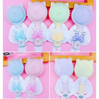 Lược đệm khí gỡ tóc rối tai mèo siêu cute