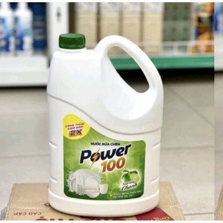 nước rửa chén power 100 can 3,5kg