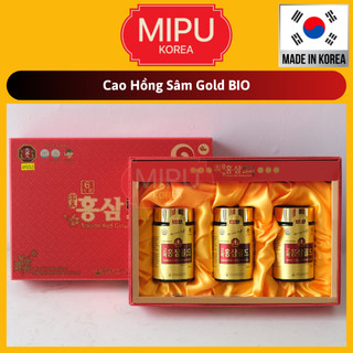 (Date 11/2026) Cao Hồng Sâm Gold BIO Hàn Quốc Hộp 3 lọ x 240g