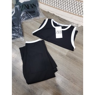 Set đen 3 lổ váy dài