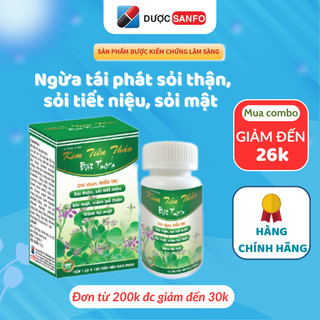 Kim tiền thảo Bài Thạch ngừa tái phát sỏi thận, sỏi tiết niệu, sỏi mật, lọ 100 viên
