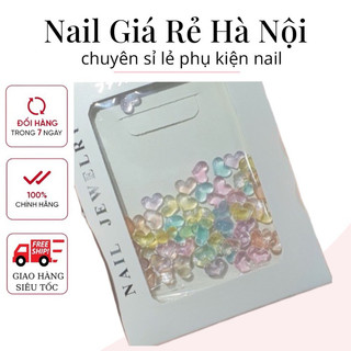 Set chamr tim nhũ-phụ kiện trang trí móng nail