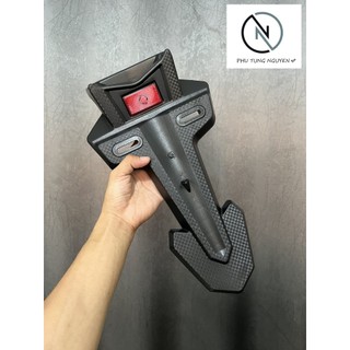 Đuôi dè exciter 155 vva kiểu malay gắn xe máy 155 vva thon gọn và đẹp trang trí .