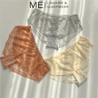 Combo 5 Quần lót ren vải hem lạnh siêu mát mùa hè co giãn tốt không lộ viền êm ái xuyên thấu Melingerie & Sleepwear