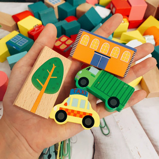 Bộ mô hình thành phố 62ct Autismshop