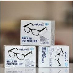 Giấy lau kính Visiomax 52 miếng (Đức)