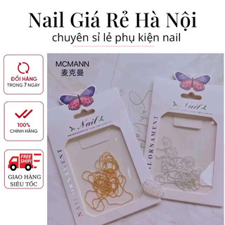 Dây xích bi sợi trang trí móng-Phụ Kiện Nail