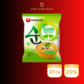 Mì chay hàn quốc vị rau củ nongshim gói 112g