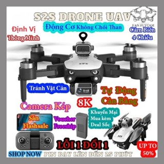 Flycam S2S Camera Kép - Cảm Biến Thông Minh Tránh Chướng Ngại Vật, Với Định Vị Luồng Quang Học tự Cân Bằng Vị Trí