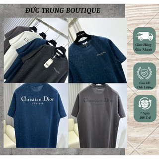 Áo Thun Tay Lỡ Thời Trang Đì O Họa TIết Chữ Logo Trước Ngực Thêu Siêu Đẹp Bản Mới - Áo Thun Thời Trang Nam Đì O