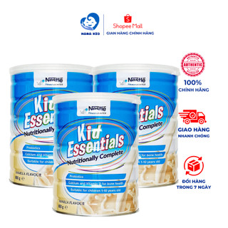 Combo 3 hộp - Sữa Bột Kid Essentials Sữa Úc nhập khẩu mẫu mới cho trẻ biếng ăn, chậm tăng cân Nestlé 800g