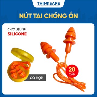 Nút tai chống ồn 2 tầng Việt Nam  20 cặp nút tai chống ồn tiện lợi, bảo vệ tai chống côn trùng dễ vệ sinh - THINKSAFE