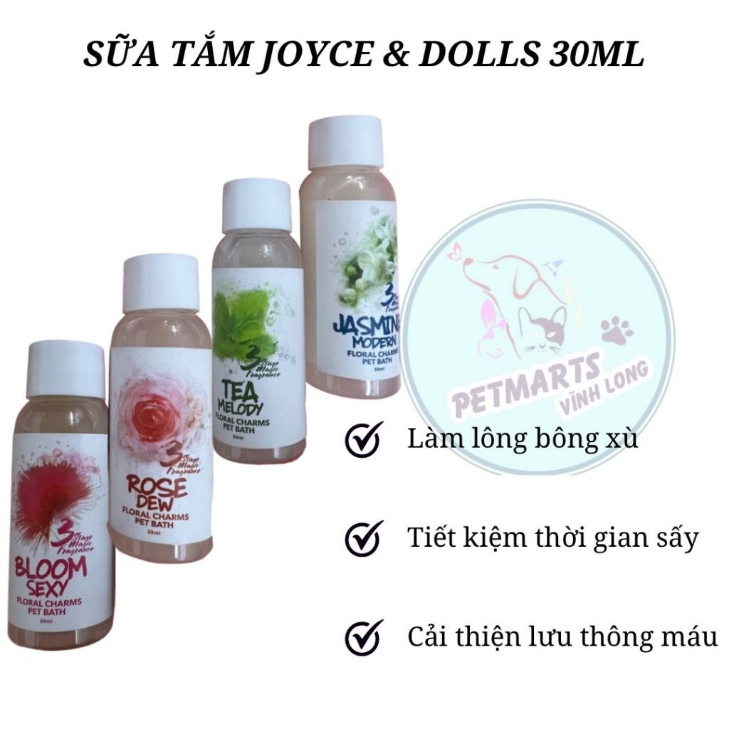 Sữa tắm cho thú cưng Joyce&doll 30ml