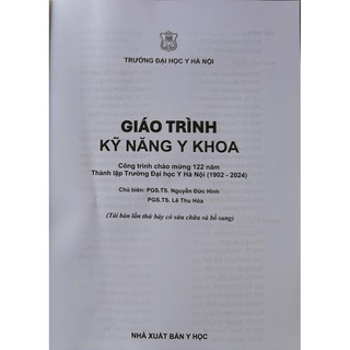 Sách - Bài giảng kỹ năng y khoa