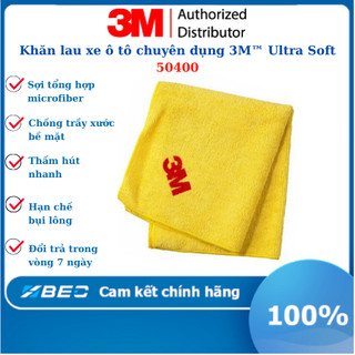 Khăn Lau Xe Ô Tô 3M Sợi Microfiber Mềm Mịn Chuyên Dụng, Khăn Lau Đa Năng Chống Xước - 3M CHÍNH HÃNG