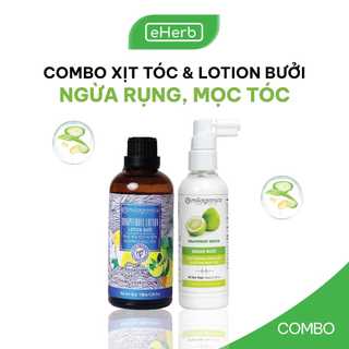 Combo Serum & Lotion Bưởi Kích Thích Mọc Tóc, Ngăn Ngừa Rụng Tóc MILAGANICS (100ml/ Chai)