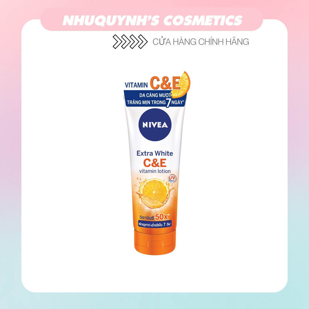 Sữa dưỡng thể dưỡng trắng da Nivea (180ml)
