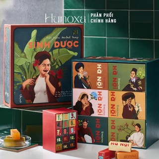 Hộp quà tặng đẹp - 12 mùa hoa, hộp quà tặng 12 mùa xà bông sinh dược sản phẩm độc quyền – hunoxa