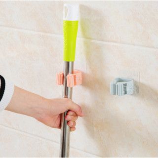 Móc Kẹp Chổi, Cây Lau Nhà FAUGET Dán Tường Đa Năng, Siêu Chắc Bền