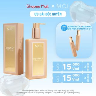 Sữa dưỡng thể sáng da hương nước hoa M.O.I  Destiny 250ml