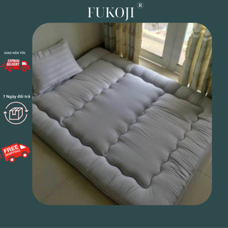 Nệm Bông,Topper, Nệm Trải Sàn FuKoJi Có Thể Gấp Gọn Size 1M/1M2/1M4/1M6/1M8 Hàng Cao Cấp Chính Hãng