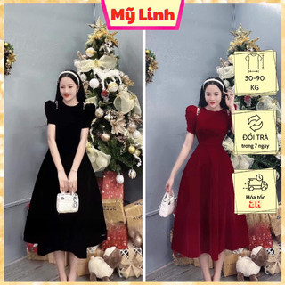 ( Đủ size 55-90ky) Đầm bigsize đi tiệc siêu xinh che bụng (1042)