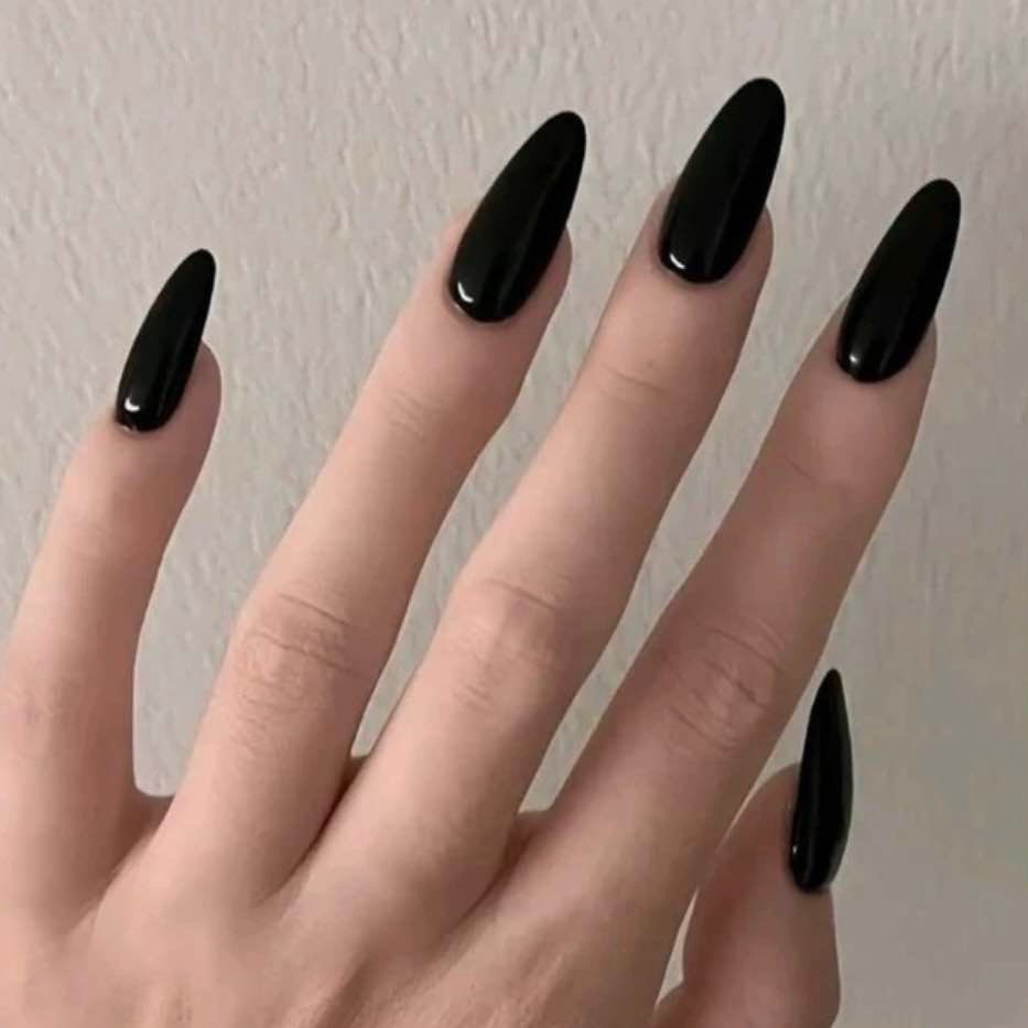 💋Minna Nailbox💋 Nailbox thiết kế đen trơn (33)