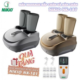 Máy Massage Chân Áp Suất Khí 2in1 Nhật Bản Nikio NK-187 Chính Hãng