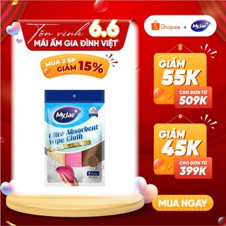 Khăn lau siêu thấm hút MyJae (3 cái/gói)