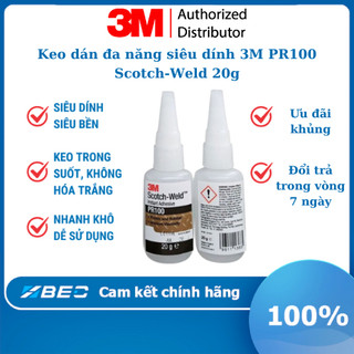 Keo dán đa năng siêu dính Scotch-Weld 20g 3M PR100