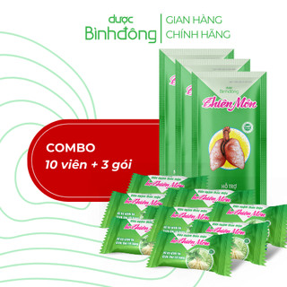  10Viên ngậm thảo mộc ho Thiên Môn và 3Thiên Môn gói 15ml-Hỗ trợ giảm ho giảm đau rát họng