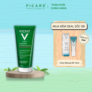 Gel rửa mặt cho da dầu, mụn Vichy Normaderm Phytosolution Intensive Purifying Gel