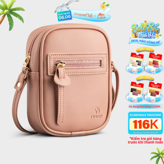 Túi đeo chéo nữ mini hoạ tiết khóa charm Yuumy Seasand YN132