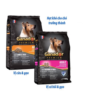 [Bịch 3kg] Thức ăn hạt CHO CHÓ TRƯỞNG THÀNH GANADOR CHO CHÓ