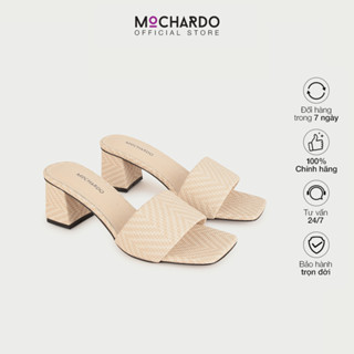  Dép Cao Gót Nữ MOCHARDO Quai Ngang Sang Chảnh 5cm  TM-001 