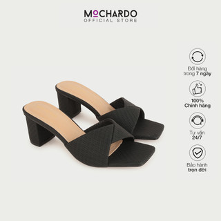 Dép Cao Gót Nữ MOCHARDO Gót Trụ Quai Vạt Chéo Nữ Tính 5cm  MC.301