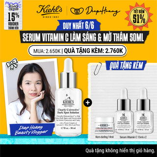 Kiehl's x Ngọc Diệp x Serum Vitamin C Làm Sáng Da & Mờ Thâm Mụn Kiehl's Clearly Corrective™ Dark Spot Solution 50ML