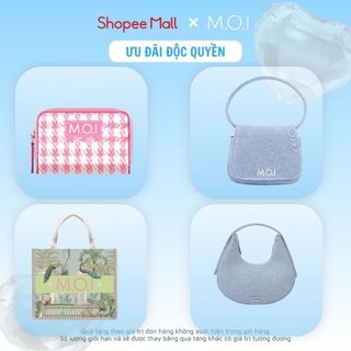 Ví mini thời trang M.O.I Cosmetics THE STAR vải dệt 9*11*2,5 cm