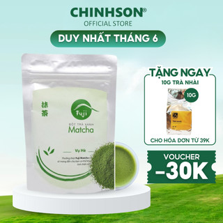 [Organic] Bột Trà Xanh Fuji Matcha Hè Nguyên Chất Làm Bánh & Nấu Ăn 100g/30g - Chính Sơn